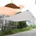 Rectangle Sun Shade Sail UV Block For Outdoor Garden Patio Sunscreen Canopy 4.5*5m (Red)   